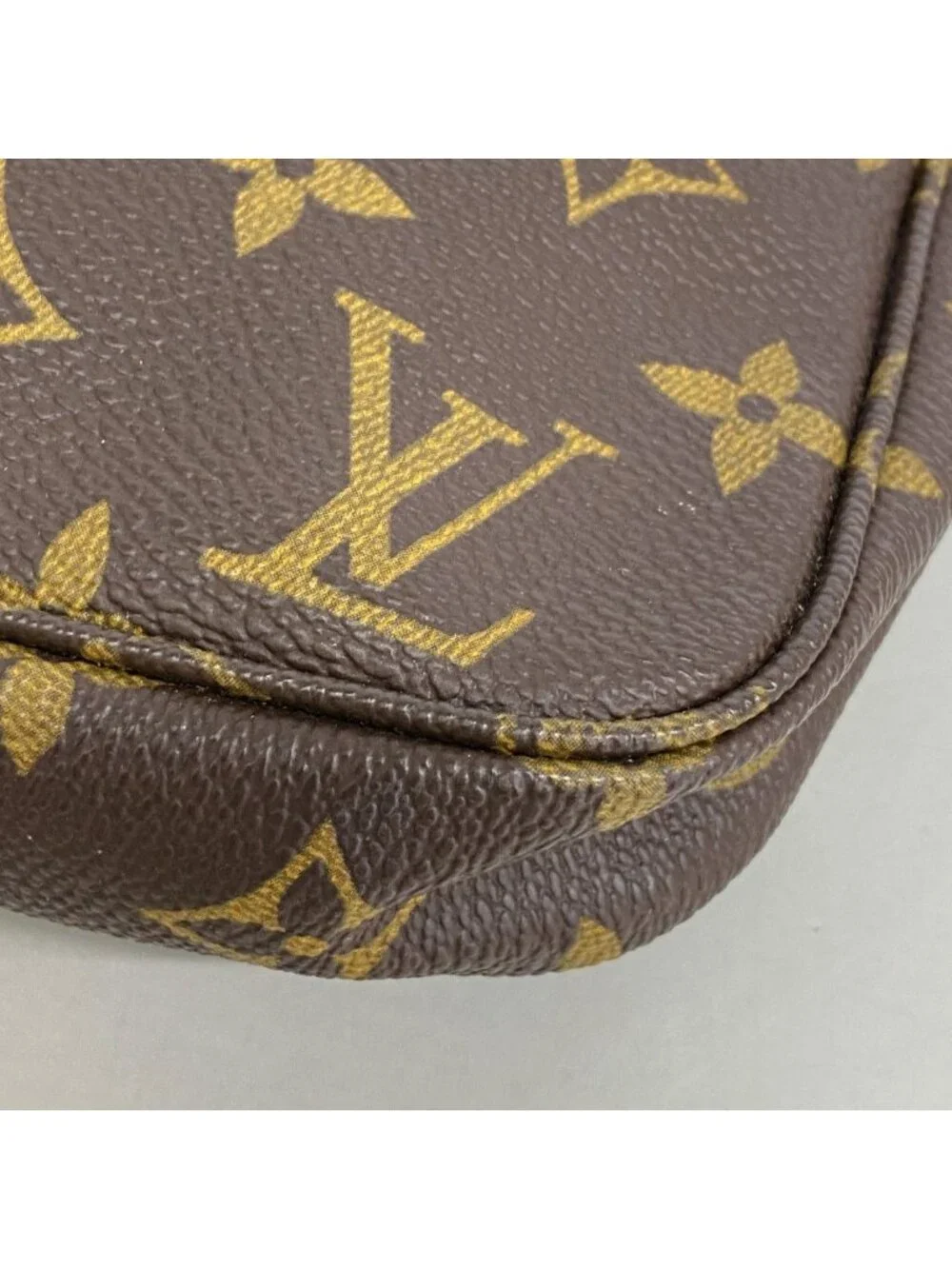 Louis Vuitton Pouch Monogram Pochette Brown